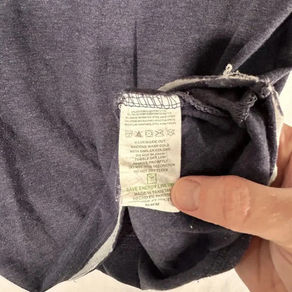 Denver Broncos Shirt Men's Medium Blue Graphic Print Short Sleeve Crew Neck - Picture 6 of 9